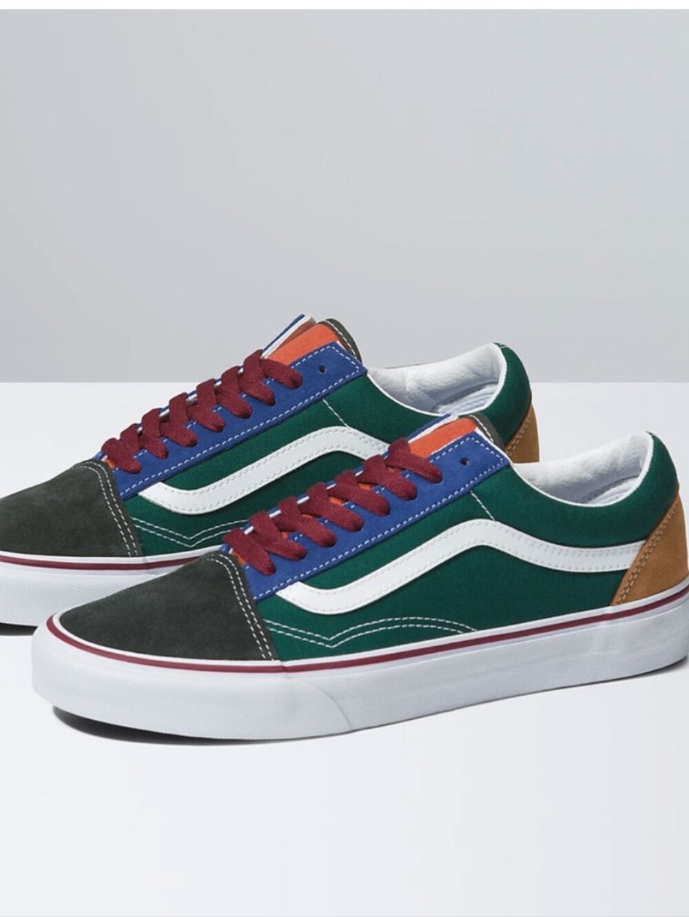 NWT Vans Color Mix Old Skool Low Top Sneakers Mens 6.5 Womens 8